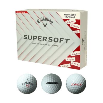 キャロウェイ（Callaway） SUPERSOFTLOVE ボール  ホワイト 1ダース 2025