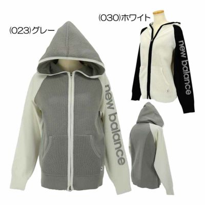 ニューバランス（New_Balance） モックネック 長袖 フルジップ ニット フーディー 012-5172501 レディースゴルフウェア 2025春夏