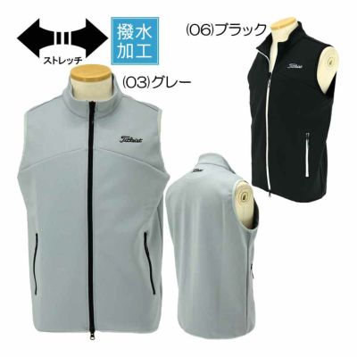 タイトリスト（Titleist） ウォーターリぺレント ジャージベスト TMPMV142J メンズゴルフウェア 2025春夏