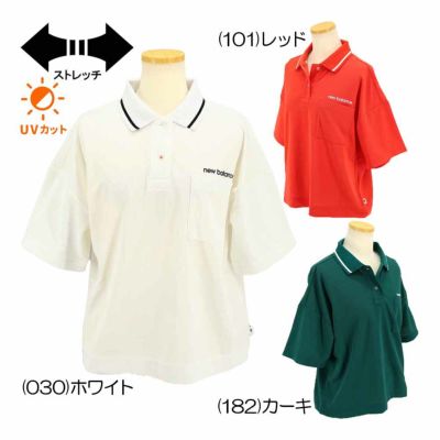 ニューバランス（New_Balance） 半袖 ビッグポロシャツ 012-5160501 レディースゴルフウェア 春夏 2025