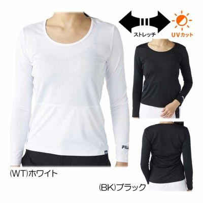 フィラ（FILA） 長袖ラウンドネック インナーシャツ 755-941R レディースゴルフウェア 春夏 2025