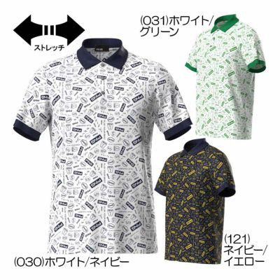 ピン（PING） 総柄プリント半袖ポロシャツ 621-5160221 メンズゴルフウェア 2025春夏