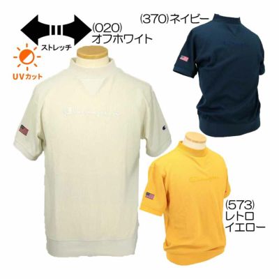 チャンピオン（Champion） ショートスリーブモックネックシャツ C3-BG301 メンズゴルフウェア 2025春夏