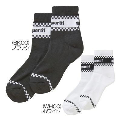 ルコック（le_coq_sportif） チェッカー柄 ショート丈ソックス LG5SSO08L レディースゴルフウェア 2025春夏