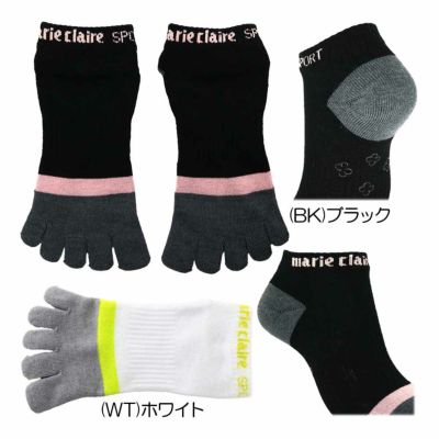 マリクレール（marie_claire） 5本指 アンクル丈ソックス 715-937 レディースゴルフウェア 2025春夏