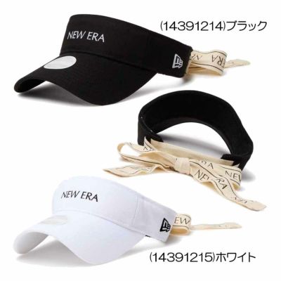 ニューエラ（New_Era） Womens サンバイザー ロングバイザー Logo Tape レディースゴルフバイザー 2025春夏