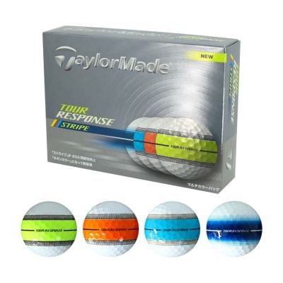 テーラーメイド（TaylorMade） ツアーレスポンス ストライプボール マルチカラー 1ダース 2025