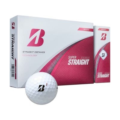 ブリヂストン（BRIDGESTONE_GOLF） スーパーストレート ホワイト 1ダース T5WX-12 2025