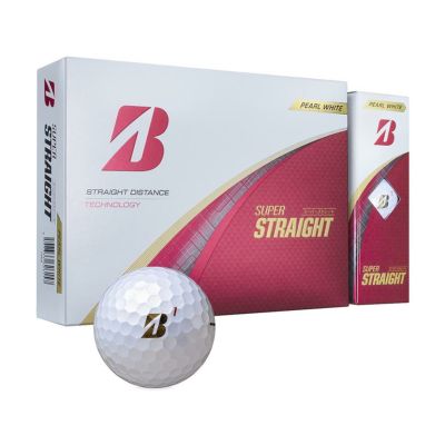 ブリヂストン（BRIDGESTONE_GOLF） スーパーストレート パールホワイト 1ダース T5GX-12 2025