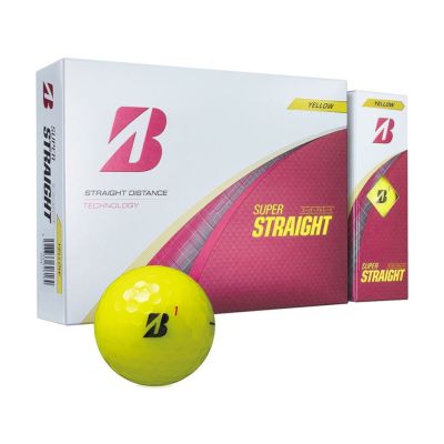 ブリヂストン（BRIDGESTONE_GOLF） スーパーストレート イエロー 1ダース T5YX-12 2025