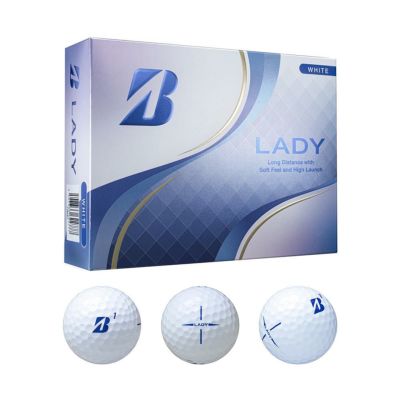 ブリヂストン（BRIDGESTONE_GOLF） LADY ボール ホワイト 1ダース L5WXJ-12 2025