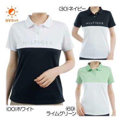 トミーヒルフィガー（Tommy_Hilfiger） 『吉田優利プロ着用』コントラストカラー 半袖ロゴポロシャツ THLA530 レディースゴルフウェア 2025春夏