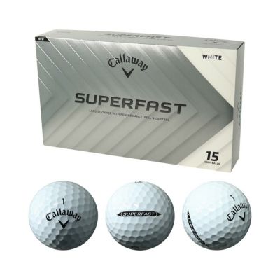 キャロウェイ（Callaway） スーパーファストボール ホワイト 15個入り 2025