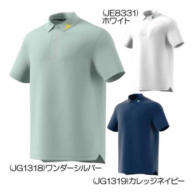 アディダス（Adidas） ツイストニット ベンチレーション 半袖シャツ KUK74 メンズゴルフウェア 2025春夏