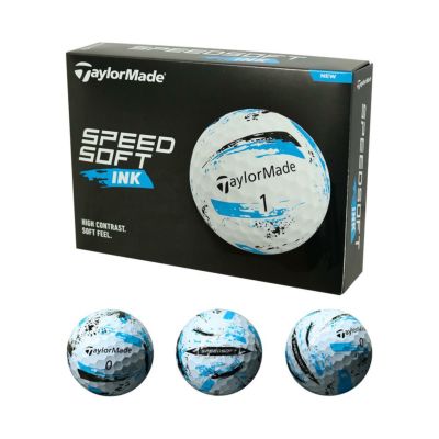 テーラーメイド（TaylorMade） スピードソフトインク ボール ブルー 1ダース 2025