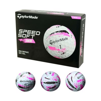 テーラーメイド（TaylorMade） スピードソフトインク ボール ピンク 1ダース 2025