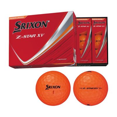 スリクソン（SRIXON） Z-STAR XV ボール オレンジ 1ダース 2025