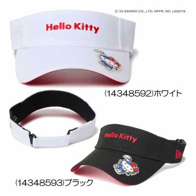 ニューエラ（New_Era） サンバイザー ロングバイザー HELLO KITTY レディースゴルフバイザー 春夏 2025
