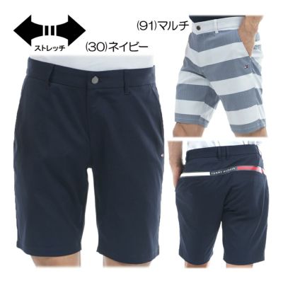 トミーヒルフィガー（Tommy_Hilfiger） HILFIGERトリコグラフィック ショートパンツ THMA529 メンズゴルフウェア 2025春夏