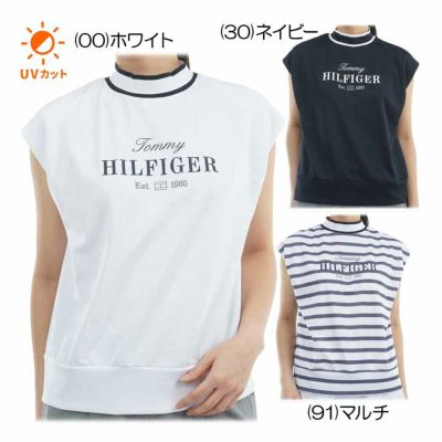 トミーヒルフィガー（Tommy_Hilfiger） フレンチスリーブ コクーンモックネックシャツ THLA515 レディースゴルフウエア 2025春夏