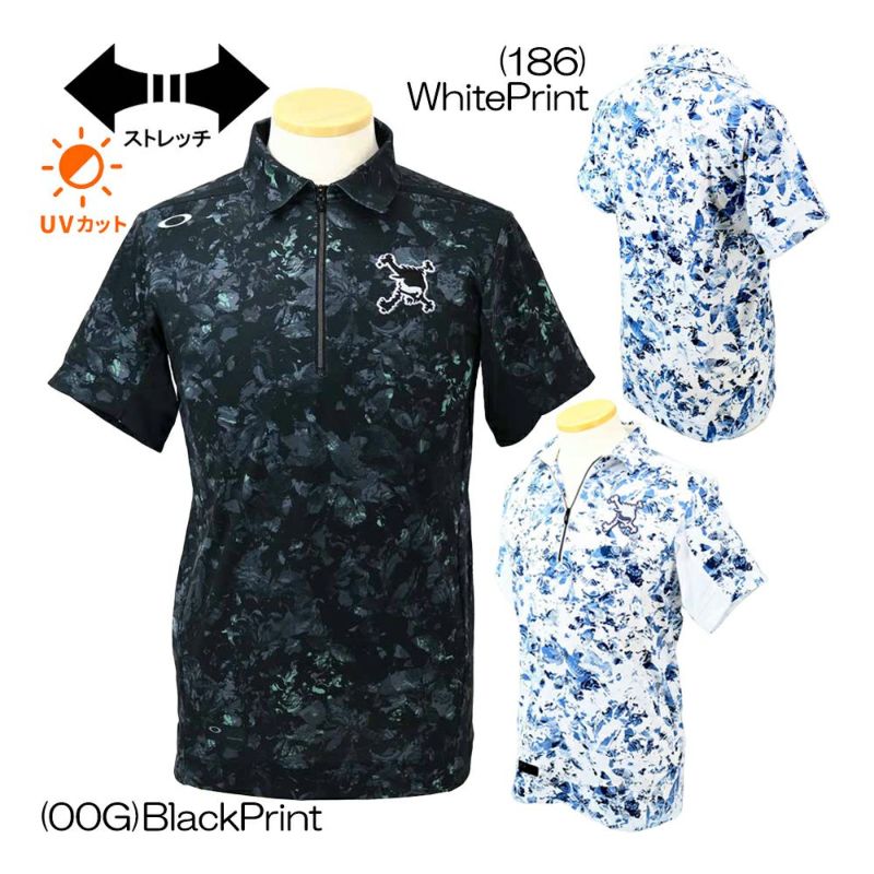 Skull Geo Foliage Shirt FOA407598 メンズゴルフウェア 春夏 2025