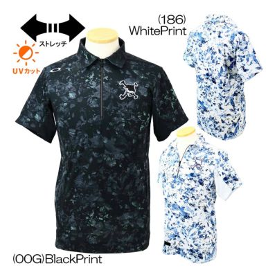 オークリー（Oakley） Skull Geo Foliage Shirt FOA407598 メンズゴルフウェア 春夏 2025