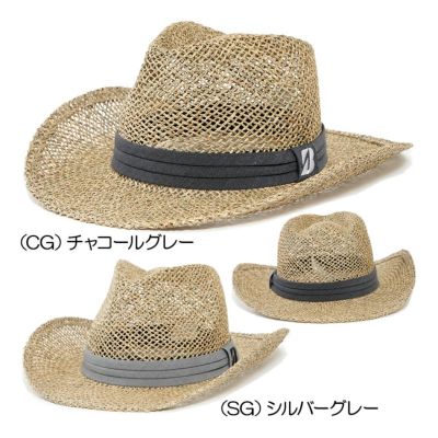 ブリヂストン（BRIDGESTONE_GOLF） 天然草ハット HASG31 メンズゴルフハット 春夏仕様