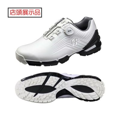 ブリヂストン（BRIDGESTONE_GOLF） 【店頭提示品】ゼロ・スパイク バイターツアー Boa スパイクレスシューズ SHG100 ツアーモデル （WK）ホワイト/ブラック