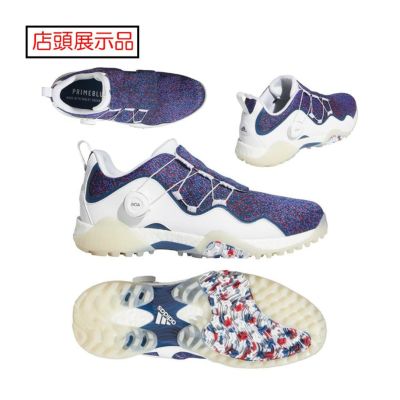 アディダス（Adidas） 【店頭提示品】コードカオスBoa スパイクレスシューズ FW5617 ホワイト/マリン/スカーレット