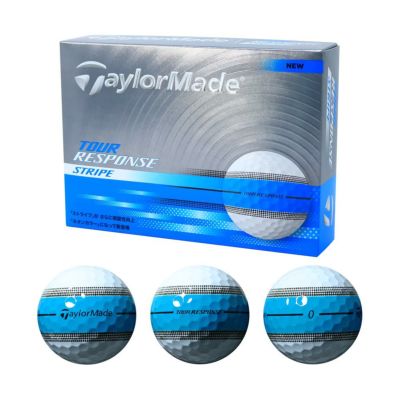 テーラーメイド（TaylorMade） ツアーレスポンス ストライプボール ブルー 1ダース 2025