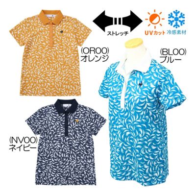 ルコック（le_coq_sportif） (Aラインシルエット) ルースター柄半袖シャツ LG5SHS12L レディースゴルフウェア 2025春夏