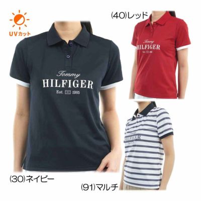 トミーヒルフィガー（Tommy_Hilfiger） クラシックロゴ 半袖ポロシャツ THLA516 レディースゴルフウェア 2025春夏