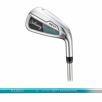 キャロウェイ（Callaway） 【レディース】 REVA RISE アイアン（4本セット） ELDIO 40 for Callaway カーボンシャフト 2025