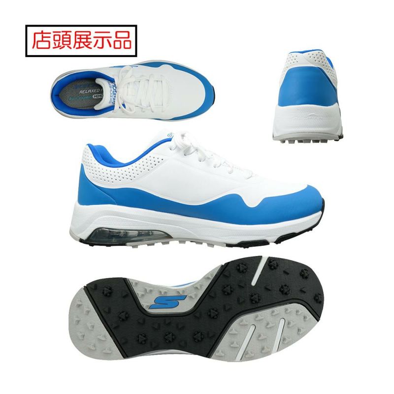 【店頭提示品】Skechers GO GOLF Skech-Air-Dos スパイクレスシューズ 214015-WBL