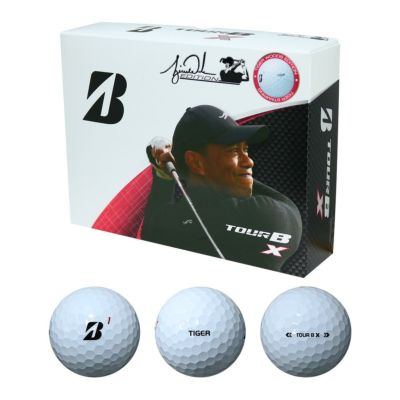 ブリヂストン（BRIDGESTONE_GOLF） TOUR B X ボール TIGER WOODS EDITION ホワイト 1ダース 2025