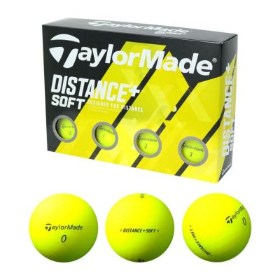テーラーメイド（TaylorMade） ディスタンス+ソフト ボール マットイエロー 1ダース