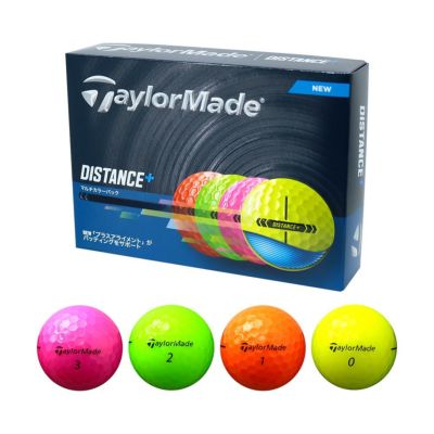 テーラーメイド（TaylorMade） DISTANCE＋ ディスタンスプラス マルチカラー 1ダース 2025