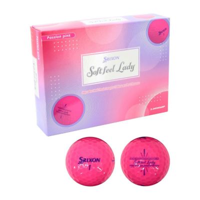 スリクソン（SRIXON） SOFT FEEL LADY パッションピンク 1ダース 2025