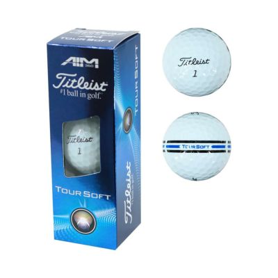 タイトリスト（Titleist） TOUR SOFT AIM ボール ホワイト 1スリーブ 2025