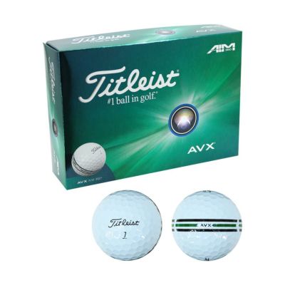 タイトリスト（Titleist） AVX AIM ボール ホワイト 1ダース 2025