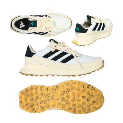 アディダス（Adidas） S2G SL レザー 24 スパイクレスシューズ JI4171 ホワイト/カーボン 2025