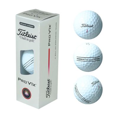 タイトリスト（Titleist） Pro V1x AIM ボール ホワイト 1スリーブ（3個入） 2025