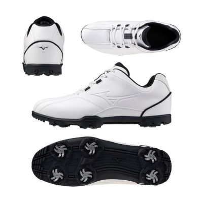 ミズノ（Mizuno） ジーエムスタイル ワイド ST スパイクシューズ 51GQ2551 (01)ホワイト/ホワイト 『4E』『軽量』 『防水』2025