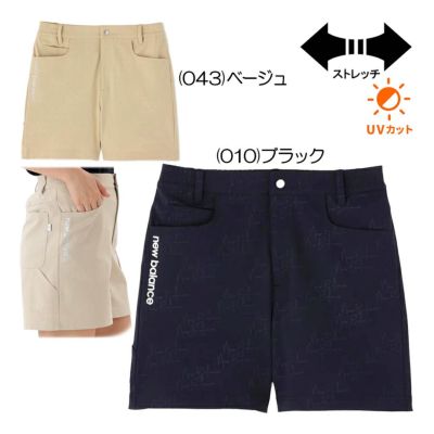 ニューバランス（New_Balance） モノグラムロゴ柄 ジャージー キュロット 012-5239501 レディースゴルフウェア 秋冬 2025