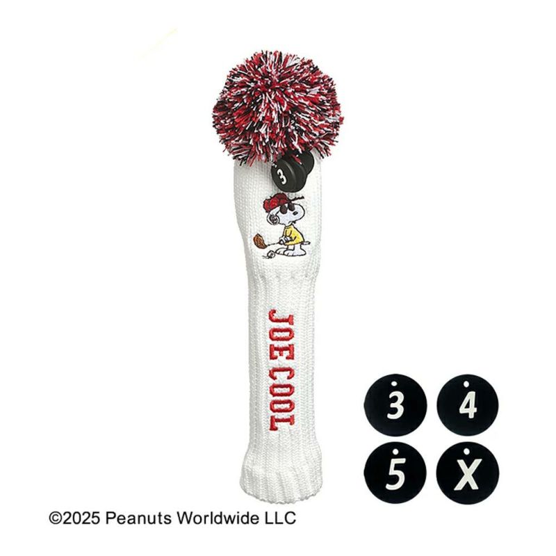 ピーナッツ ジョークールゴルフ ニット ヘッドカバー(ユーティリティ用) H-494 2025