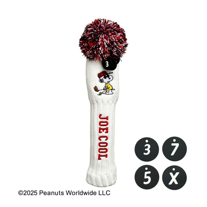 ピーナッツ ジョークールゴルフ ニット ヘッドカバー(フェアウェイウッド用) H-495 2025