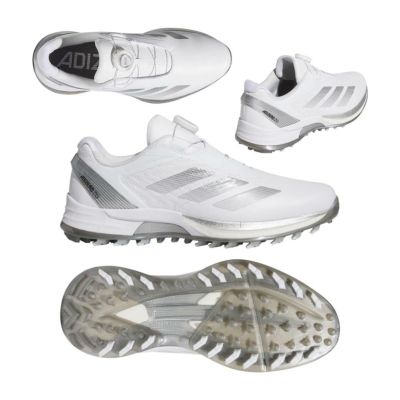 アディダス（Adidas） アディゼロ ZG LO Boa スパイクレスシューズ JS1766 ホワイト/シルバー 2025