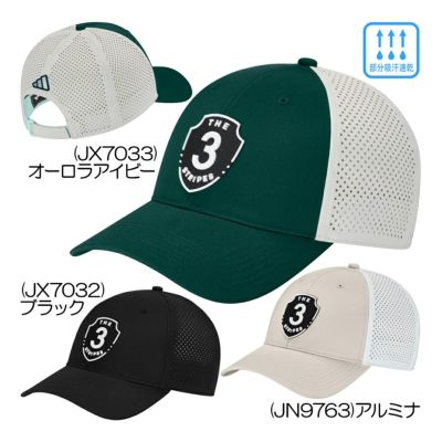 アディダス（Adidas） グラフィック 3 キャップ KQE16 メンズキャップ 25 秋冬モデル