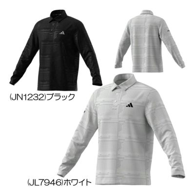 アディダス（Adidas） モノグラム長袖ポロシャツ JVV03 メンズウェア 25 秋冬モデル