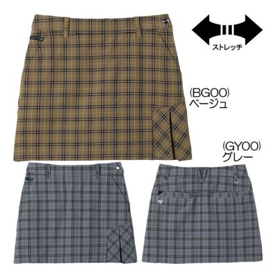 ルコック（le_coq_sportif） チェック柄スカート LG5FSK02L レディーススカート 25 秋冬モデル